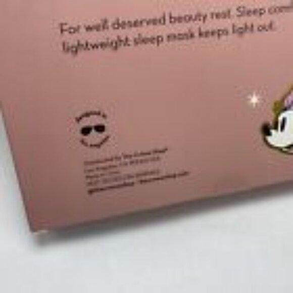 The Creme Shop Disney Minnie Mouse Limited Edition Snug Sleep Mask New In Pkge - Picture 4 of 5